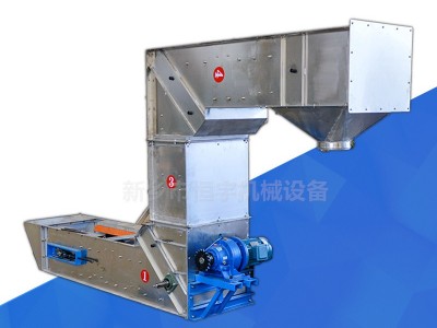 硫黄颗粒大型z型料斗提升机 多点下料转斗式提升机厂家直供图2